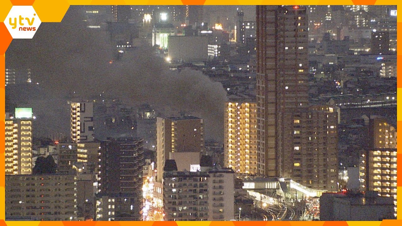 【速報】東大阪の住宅で火災１人死亡　消火活動続く「爆発音が聞こえる」JR放出駅近くの住宅密集地