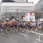 大阪マラソン２０２４　雨にも負けず３万人が大阪の街を駆け抜ける