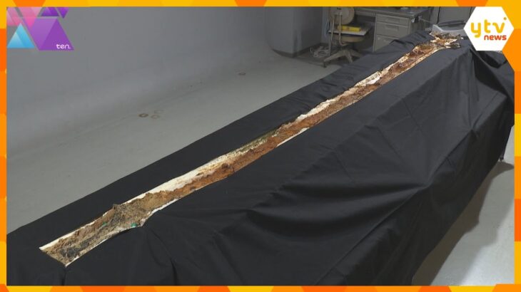 富雄丸山古墳で発見「蛇行剣」全容判明　全長285センチで日本最大　3月30日から一般公開　奈良