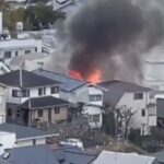 兵庫・西宮の住宅で火事　女性１人が死亡　住人３人と連絡取れず　警察と消防が現場検証