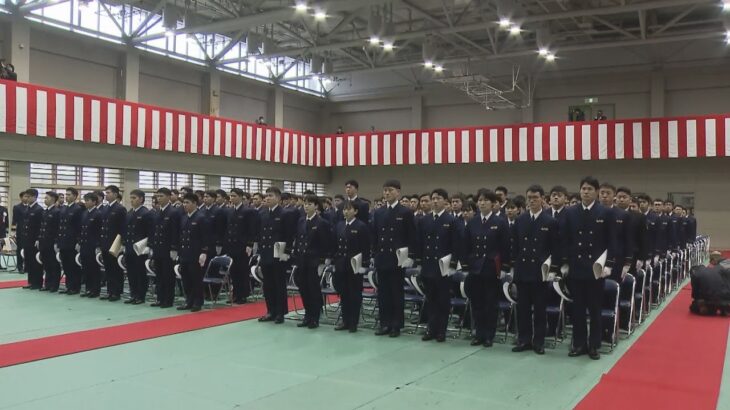 京都府舞鶴市の海上保安学校で２４日卒業式　３１０人が巣立ち海上保安官として全国各地に配属される