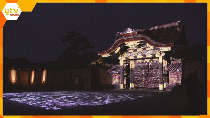 「NAKED桜まつり2024世界遺産・二条城」夜桜と光や音のアートが融合した幻想的な花見　　