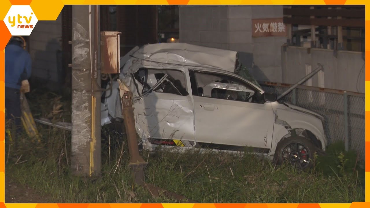 近江鉄道の踏切で電車と車が衝突　軽自動車を運転していた男性が顔の骨を折る重傷　滋賀・近江八幡市