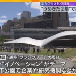 ”うめきた2期”まちびらき100日前　植樹の記念イベント　吉村知事「都心のど真ん中に本物の緑を」