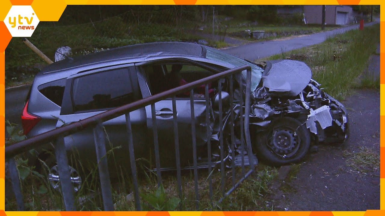 車2台が正面衝突　子供を含む7人がケガ　乗用車が対向車線からはみ出し…大阪・能勢町