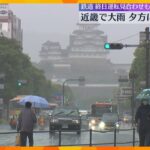 近畿で28日昼過ぎ～夕方にかけ激しい雨が降り続く恐れ　神戸で観測史上1位の雨　JR運転取りやめも