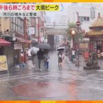 【各地の大雨】大阪府で70の小中学校が休校　神戸・南京町に観光客の姿なし　JRは運転取りやめも