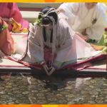 今年は下鴨神社で『御禊の儀』京都の三大祭りの一つ・葵祭のヒロイン「斎王代」が身を清める　