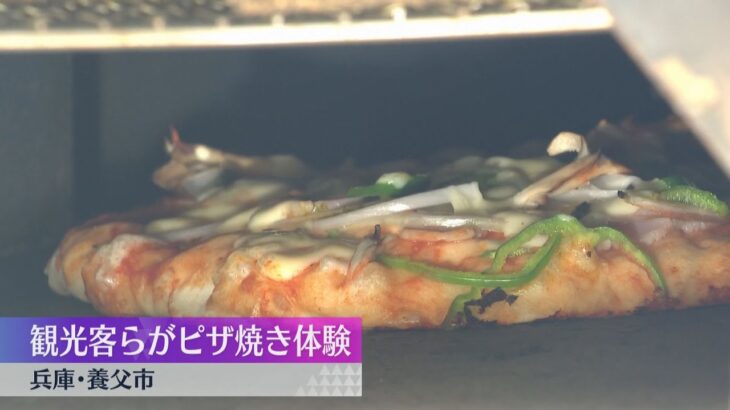 魅力に触れて！地元の食材などで観光客が自らピザ焼体験　1枚1000円で5日も開催　兵庫・養父市