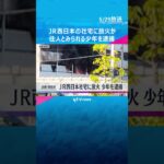 「家の布団に火をつけた」JR西日本の社宅に放火か　住人とみられる19歳の少年を逮捕  #shorts #読売テレビニュース