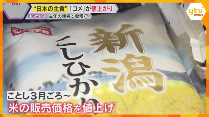 「相場が高騰しています」猛暑が影響し“米どころ”で収穫量減　約3割値上がりで生活への影響は？　