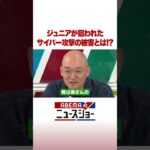 ジュニアが狙われたサイバー攻撃の被害とは!? #ABEMA的ニュースショー #shorts