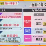 【交通情報】台風10号により近畿各地で31日在来線運転取りやめの可能性　新幹線や空の便にも影響