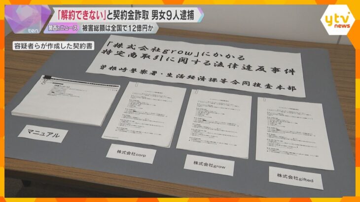 被害総額12億円　ネットビジネス契約金詐取「契約解除はできない」とウソの説明か　会社役員ら逮捕　