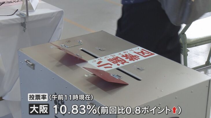 衆院選投票はじまる　近畿の投票率は２府３県で３年前の前回選挙を上回る