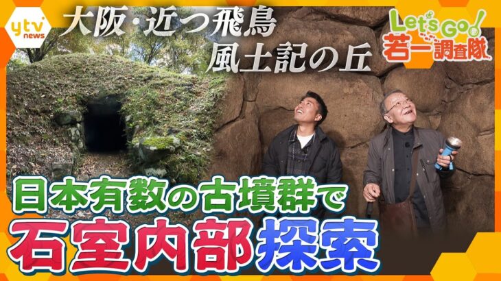 【若一調査隊】250基の古墳が密集！日本を代表する群集墳「近つ飛鳥風土記の丘」で内部探検＆隣接する安藤忠雄氏建築の博物館で古代史の謎に迫る！