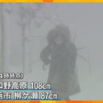 8日夜にかけて北部を中心に「警報級の大雪」　近畿地方でも積雪続く　高速道路の一部区間で通行止め