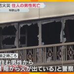 「家の1階から火が出ている」未明に住宅火災、1人暮らしの49歳男性が死亡　和歌山市の住宅街