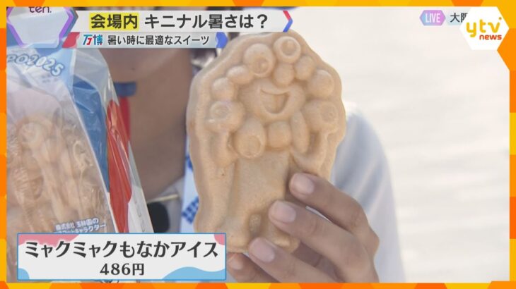 【万博】大阪の最高気温28.7℃　会場は暑さ対策が必須　1日1000個以上売れる人気アイスを紹介