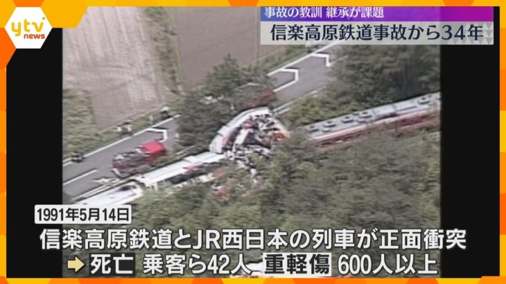 「二度と起こさないことが責務」信楽高原鉄道事故から34年で追悼法要　列車衝突で乗客ら42人死亡