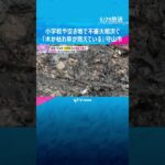 「木か枯れ草が燃えている」小学校や空き地で連続不審火、校内の掲示物も　放火の可能性　滋賀・守山市   #shorts #読売テレビニュース