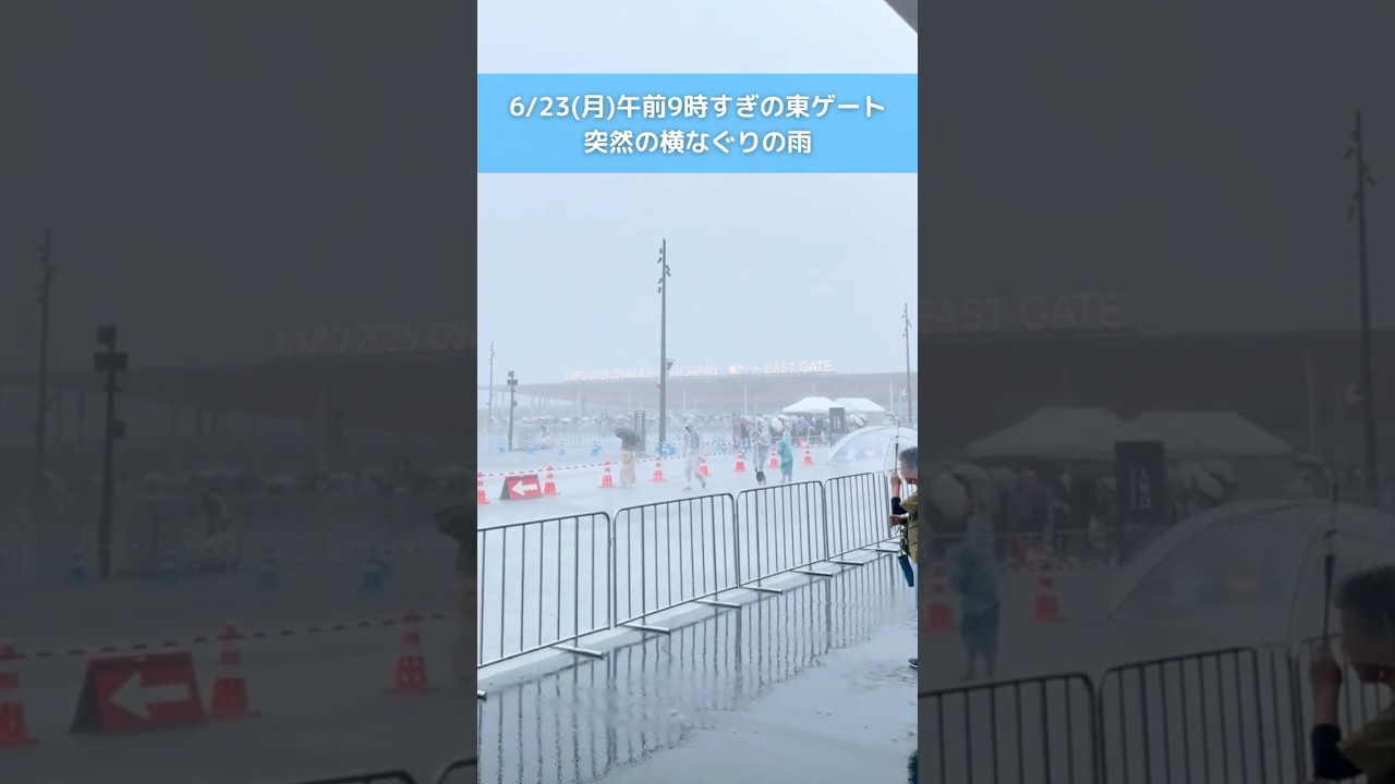 ↑リアルタイム配信はこちら↑ 6月23日(月)朝の万博会場東ゲート #読売テレビニュース #大阪関西万博 #万博