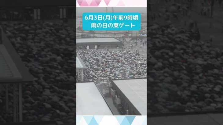 ↑リアルタイム配信はこちら↑6月3日(火)朝の万博会場東ゲート #shorts #読売テレビニュース #大阪関西万博 #万博