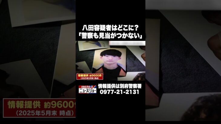 八田容疑者はどこに？「警察も見当がつかない」 #ABEMA的ニュースショー #Shorts