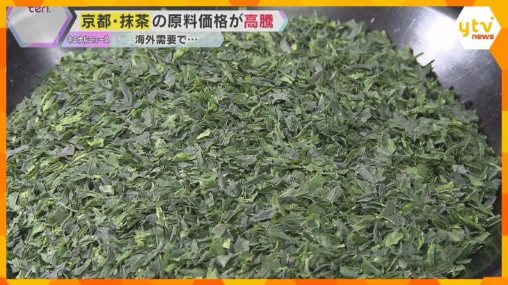 京都・抹茶の原料価格が高騰　海外での健康ブームが背景「ハイパーインフレみたい」農家からも不安の声