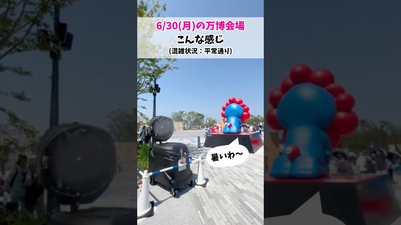 月曜日の万博会場#大阪関西万博 #万博 #読売テレビニュース