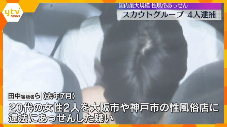 現金約4000万円押収…紹介料か　スカウトグループの男ら4人逮捕　性風俗店を違法に紹介した疑い　