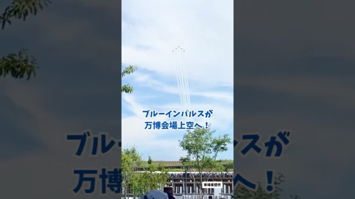 ↑離陸から着陸まで全部見る↑ 7/12 ブルーインパルスが万博上空を舞う！#ブルーインパルス #大阪関西万博 #万博 #読売テレビニュース