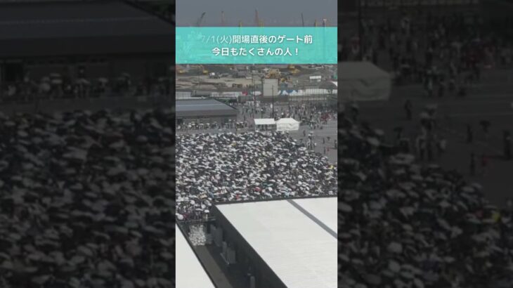 ↑リアルタイム配信はこちら↑ 7月1日(火)朝の万博会場東ゲート #読売テレビニュース #大阪関西万博 #万博
