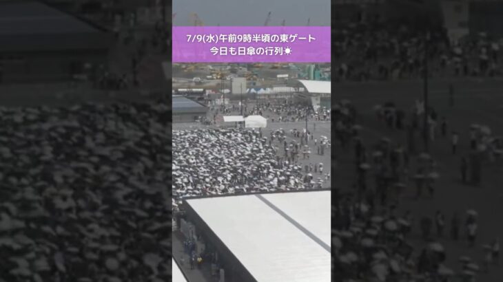 ↑リアルタイム配信はこちら↑ 7月9日(水)朝の万博会場東ゲート #読売テレビニュース #大阪関西万博 #万博