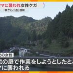80代女性が自宅の庭でツキノワグマに襲われる　顔にケガも命に別条なし　目撃情報3件　奈良・五條市