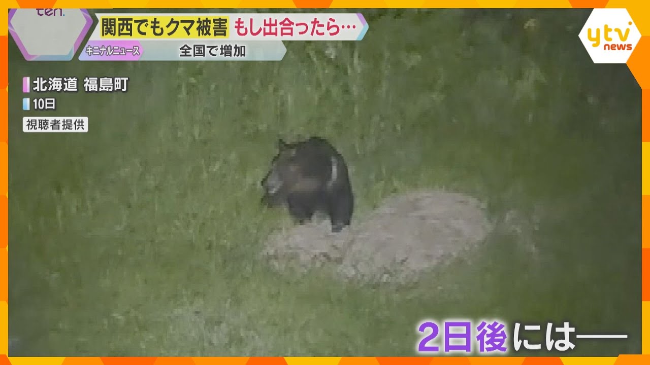 奈良県五條市の自宅でクマに襲われ女性ケガ　被害が全国で増加　遭遇したら「慌てずゆっくり後ずさり」
