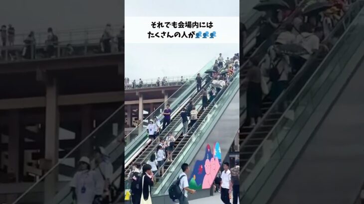 万博会場内、暑いです！#大阪関西万博 #万博 #読売テレビニュース