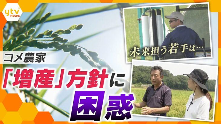 【特集】「方向転換むずかしい」政府のコメ増産方針に困惑するコメ農家　新米づくり取り組みへの本音
