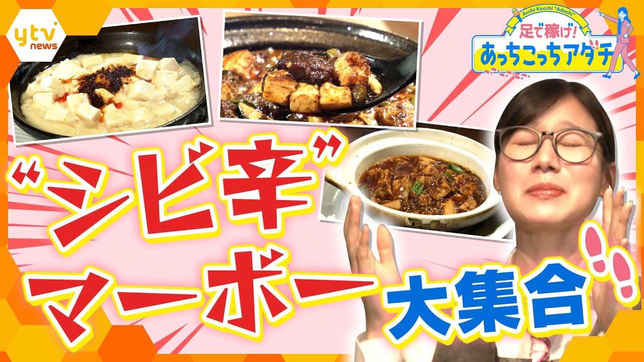 初体験！白いマーボー豆腐や焼肉店の裏メニュー マーボー豆腐、進化系！マーボー豆腐料理まで、痺れる魅力を足立アナが“あっちこっち”訪れて調査します！【かんさい情報ネット ten.あっちこっちアダチ】