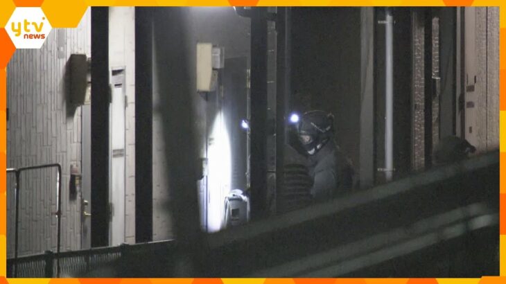 男が女性を監禁し立てこもり　約15時間後に警察が突入し身柄確保　監禁の疑いで現行犯逮捕