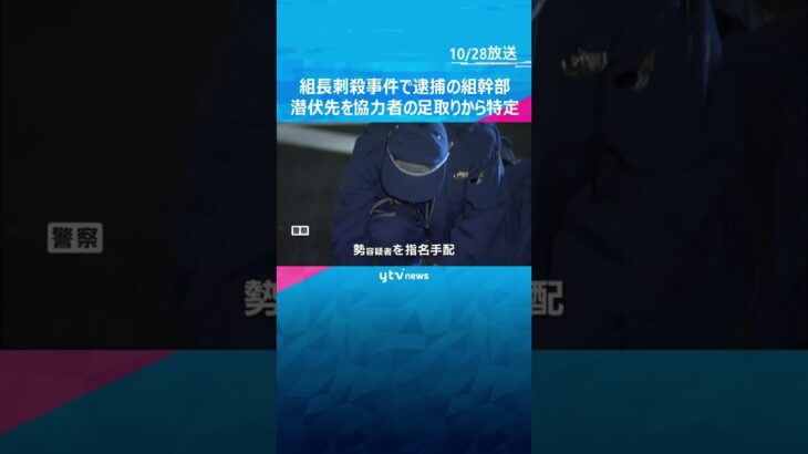 18年前の山口組系暴力団組長刺殺事件 逮捕された組幹部の潜伏先 協力者の足取りから特定  #shorts #読売テレビニュース