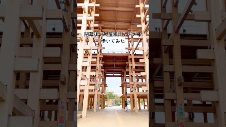 人のいない大屋根リング…#大阪関西万博 #万博 #読売テレビニュース