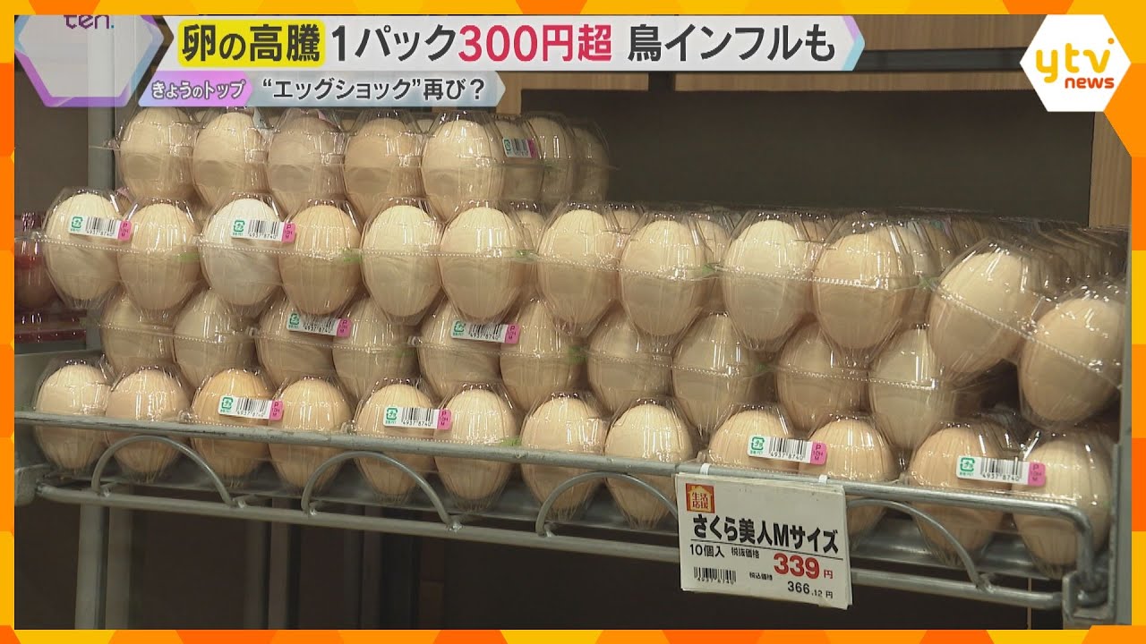 卵が高級食材に⁉価格高騰で「エッグショック」の懸念広がる　北海道では今年初の鳥インフル確認