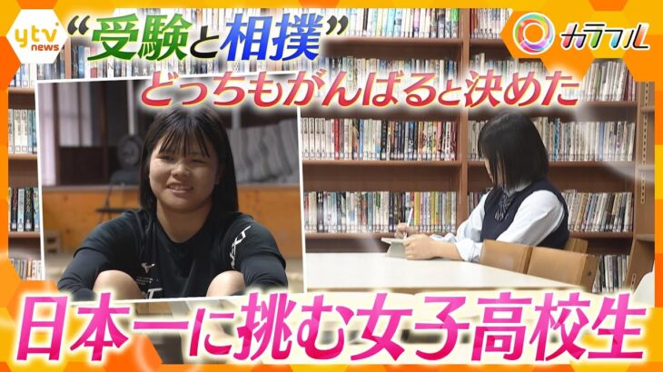 “受験と相撲”…悩みながら日本一に挑む女子高校生【かんさい情報ネット ten.特集/カラフル】