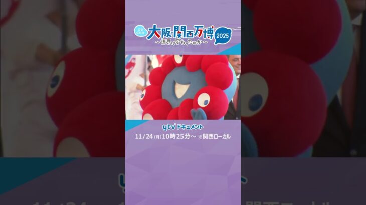 【完全保存版】熱狂の184日間！見逃したパビリオンから知られざるドラマまで…万博で世界は変わったのか？総力取材　11月24日（月）あさ10時25分放送　#大阪関西万博 　#ドキュメンタリー