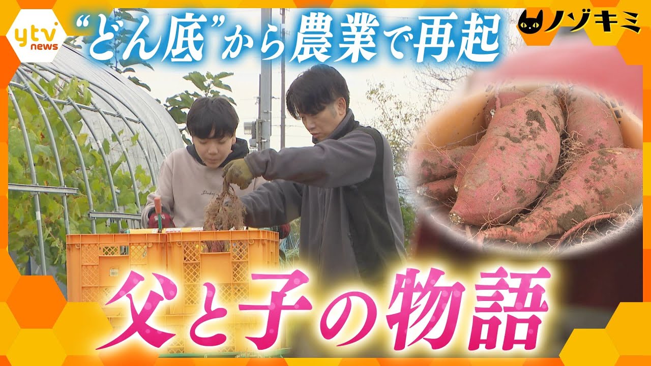 人生”どん底”から農業で再起　父と子の物語【かんさい情報ネット ten.特集/ノゾキミ】