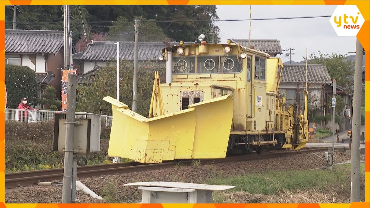 本格的な雪のシーズンの前に「除雪車」の試運転　京都丹後鉄道　去年の冬は令和で最多の8回出動
