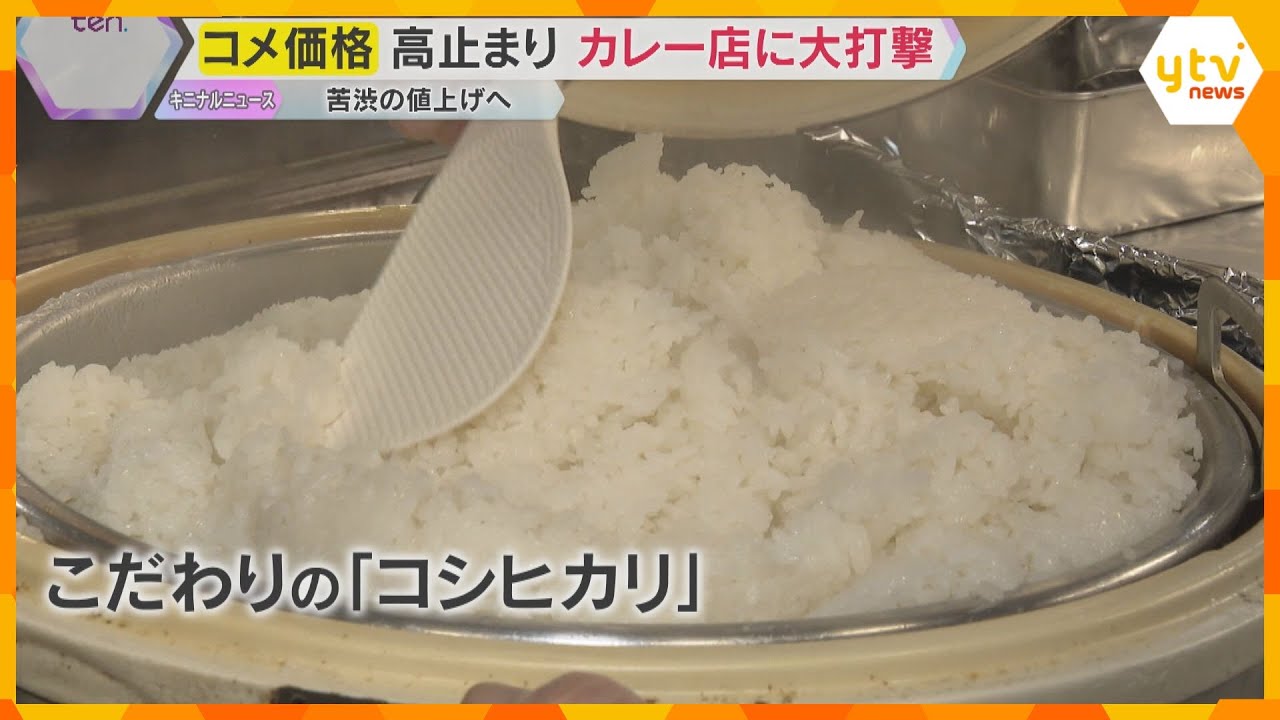 【いつ落ち着く？】新米が出回ってもコメの価格は高止まり　カレー店は値上げ↗　スーパーは仕入れ値↘