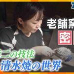 ハサミを使った世界で唯一の技法　京都・老舗窯元四代目の挑戦【ニュース ジグザグ】