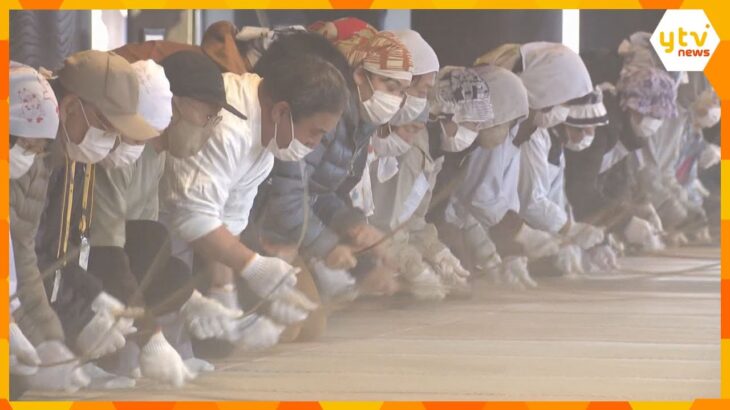 今年も残りわずか…京都・東本願寺で「すす払い」　一年を無事に過ごすことができた喜びと感謝表す